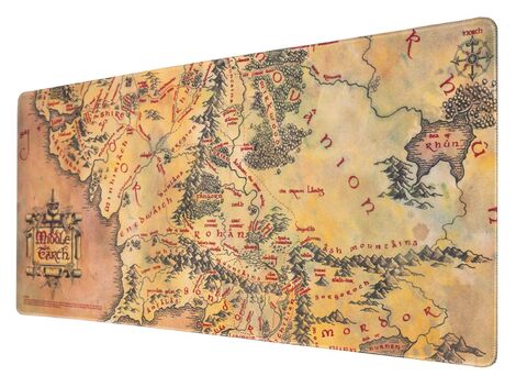 Lord of the Rings XL Mousepad Middle Earth Map - MGGE020