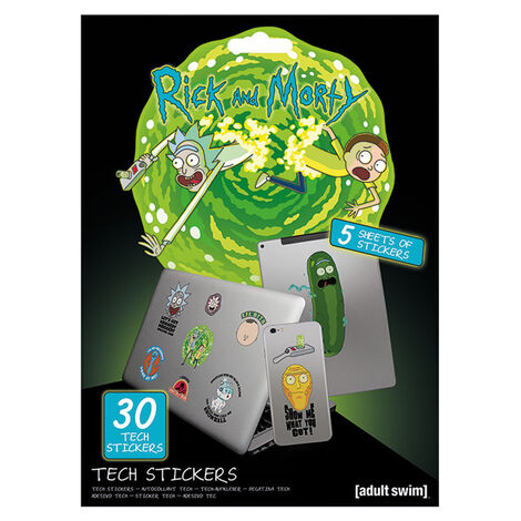 Rick and Morty – Portal Tech Stickers - TS7410