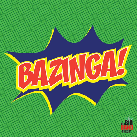 The Big Bang Theory (Bazinga Icon) Canvas 40 x 40cm - DC95110
