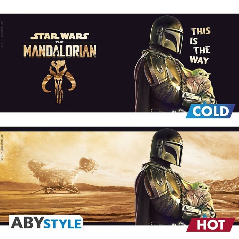 Star Wars The Mandalorian - Mug Heat Change - 460 ml (ceramic) - Mando - ABYMUG969