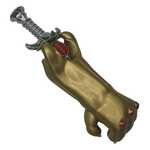Thundercats Prop Replica 1/1 Sword of Omens and Claw Shield 15 cm - FACE408855