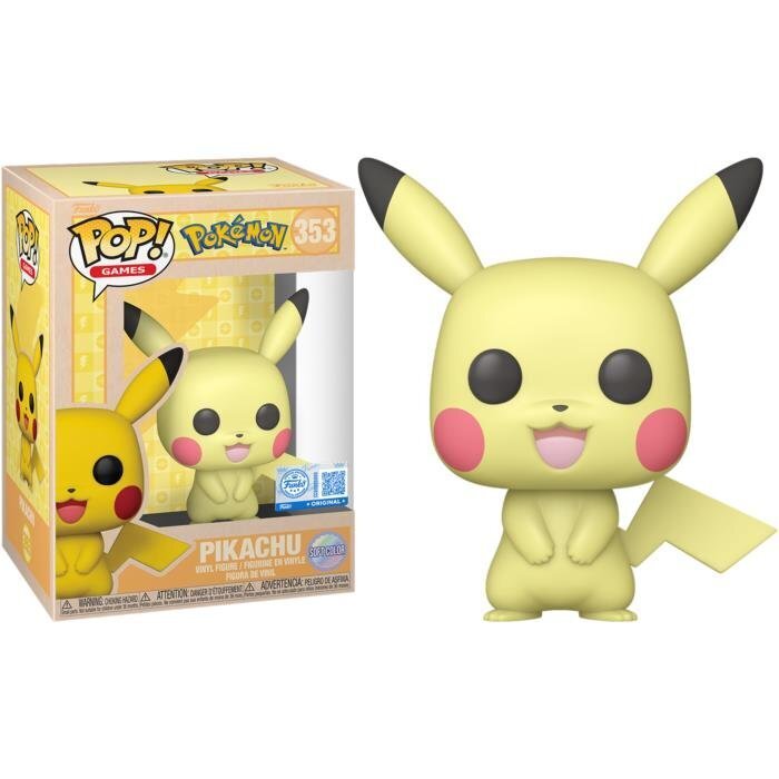 Funko POP! Pokemon - Pikachu (Soft Colour) #353 (Exclusive Figure)
