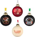 Stranger Things Set 4 Christmas Ornaments -
