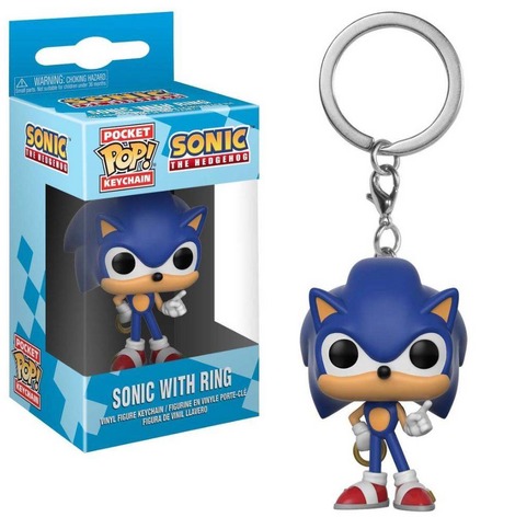 Funko Pocket Pop! Sonic The Hedgehog POP! Vinyl Keychain Sonic (Ring) 4 cm