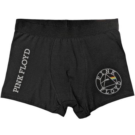Pink Floyd Unisex Boxers: Circle Logo (Black) - PFBX147MB