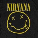 Nirvana Kids T-Shirt: Yellow Happy Face (Black) - NIRVTS04BB- 9-10