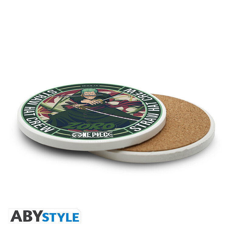 One Piece Ceramic Coasters "Zoro" - ABYCOS031 