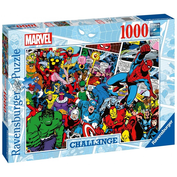 Marvel Challenge Jigsaw Puzzle Comics (1000 pieces) - RAVE16562