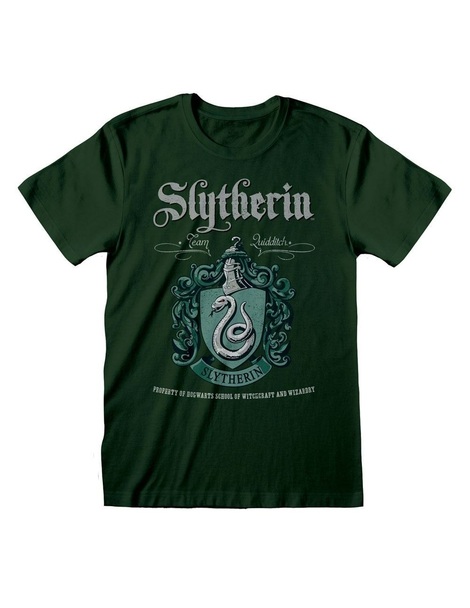 Harry Potter - Slytherin Green Crest T-shirt - HAR00307TSC