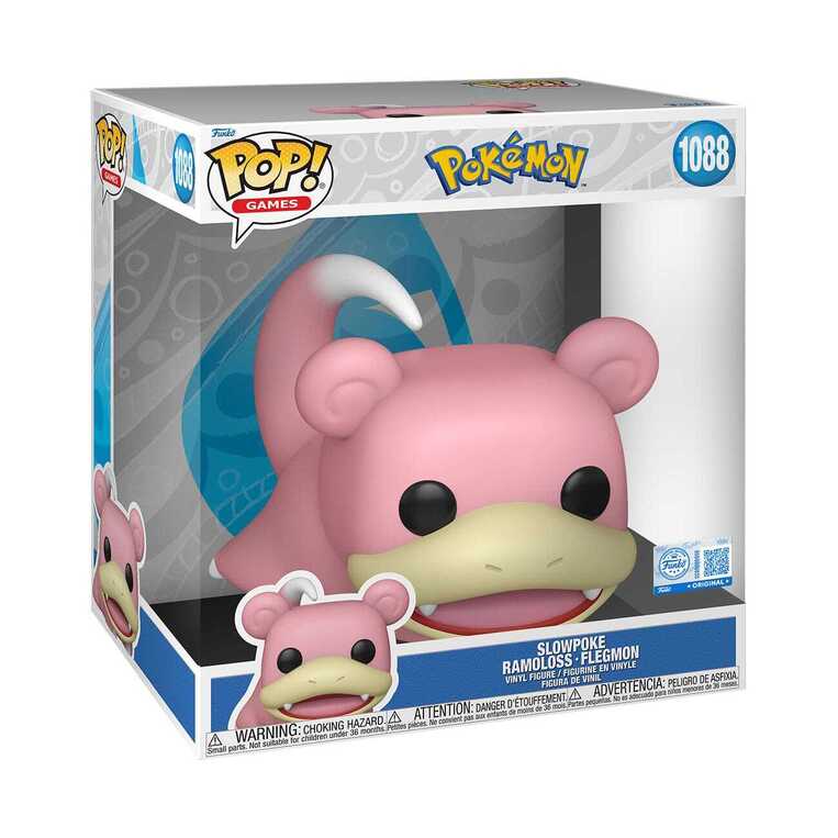 Funko Pop! Jumbo: Pokemon - Slowpoke (Special Edition) #1088 Vinyl Figure