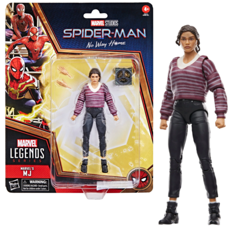 Marvel Spider-Man: No Way Home Marvel Legends Action Figure Marvel's MJ 15 Cm - F6510
