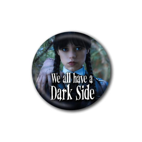 Wednesday (Dark Side) Badge - PB6136