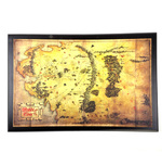 The Map of Middle Earth Wooden - NN1312