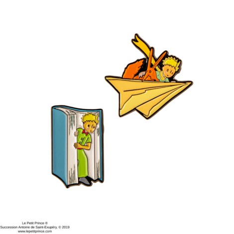 The Little Prince Set of 2 pins Enchanted Storybook - CR3245