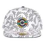 Pokemon Snapback Cap Pokeball White - BA838852POK- One Size