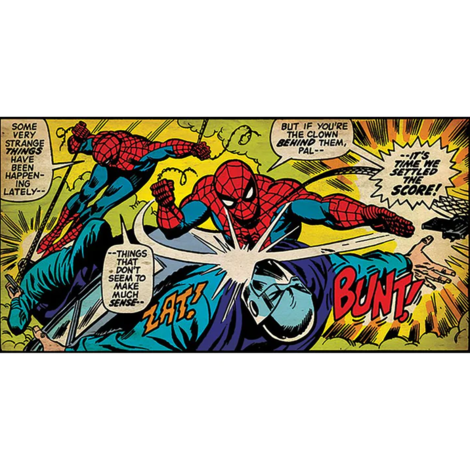 Marvel Spider-Man (Settle the Score) Canvas 50 x 100cm - DC93094