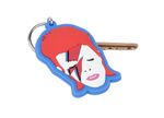 David Bowie Rubber Keychain Aladdin Sane 6 cm - RK38923C