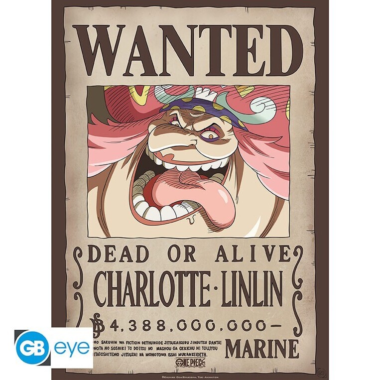 One Piece Poster Chibi 52x38 Wanted Big Mom - GBYDCO264