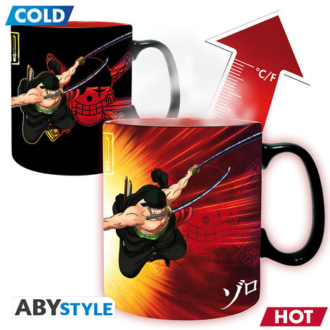 One Piece Mug Heat Change 460ml Zoro & Sanji - ABYMUGA580