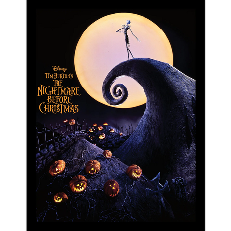 Nightmare Before Christmas (Poster Art) Collector Print (Wooden Framed) - FP2404214