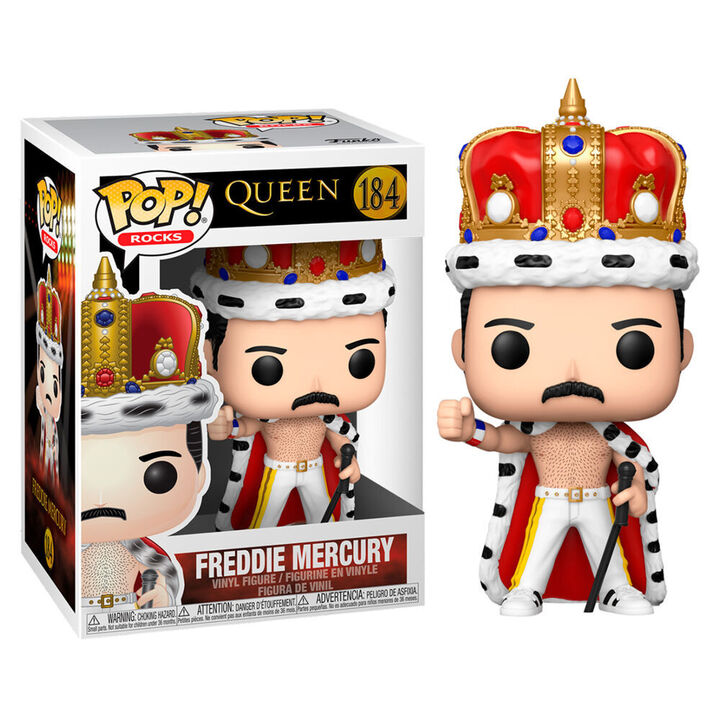 Funko Pop! Rocks Queen Freddie Mercury King Vinyl Figure #184