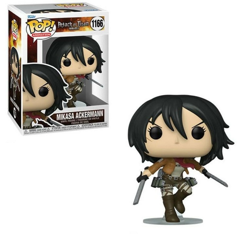 Funko Pop! Animation: Attack on Titan – Mikasa Ackermann (with Swords) #1166 Vinyl Figure
