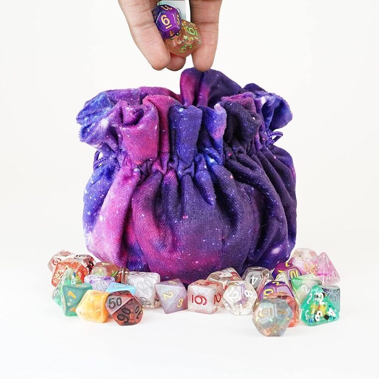 Dice Bag With Compartments Velvet Nebula - FNRL9102