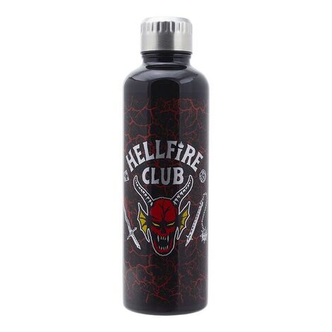 Stranger Things:Hellfire Club Metal Water Bottle - PP9939ST