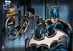 Batman Shaped Logo Keychain Black - NNXT8363