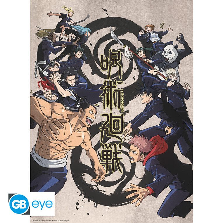 Jujutsu Kaisen Set 2 Posters Chibi 52x38 Group And Schools - GBYDCO024