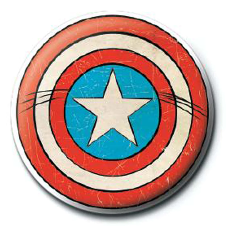 Marvel Comics (Captain America Sheild) Pinbadge - PB2502