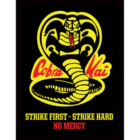 Cobra Kai (No Mercy) Wooden Framed Print (30x40) - FP12979P