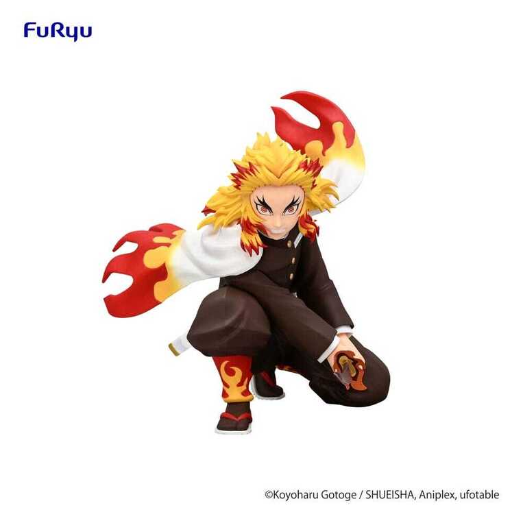 Demon Slayer: Kimetsu no Yaiba Noodle Stopper PVC Statue Rengoku Kyojuro Battle Ver. 10 cm - FRYU50175 