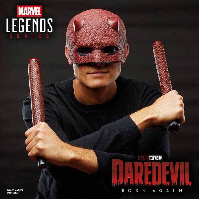 Marvel Daredevil: Born Again Premium Roleplay Mask and Billy Club - G1598