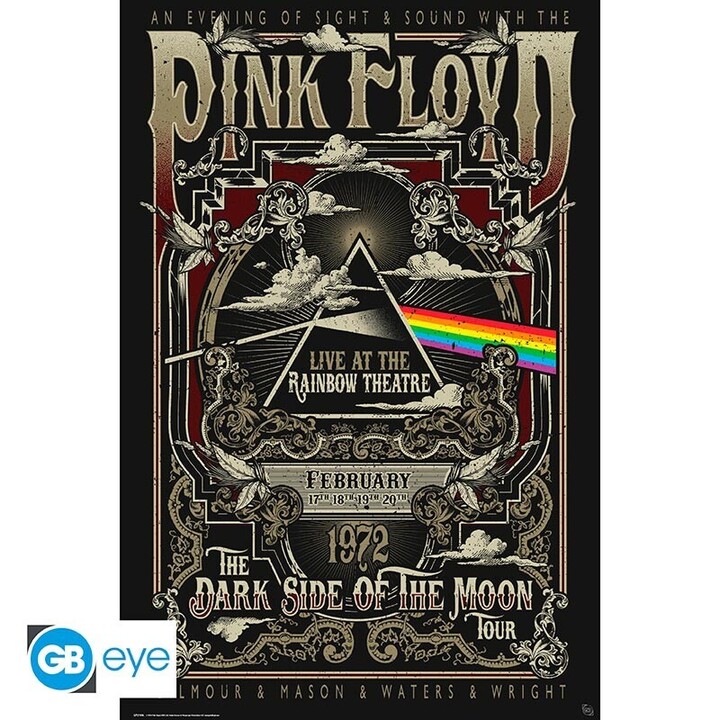 Pink Floyd - Poster "Rainbow Theatre" (91.5x61) - LP2109
