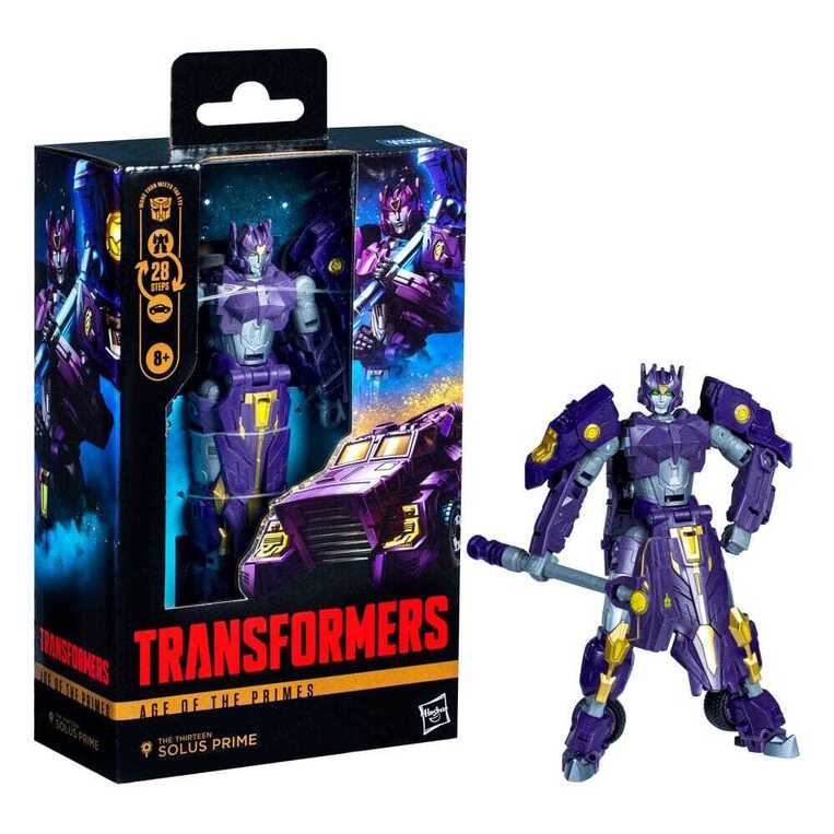 Transformers Age of the Primes Deluxe Class Action Figure The Thirteen Autobot Solus Prime 14 cm - G1022