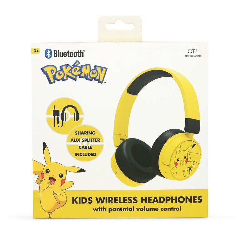 Pokemon Pikachu Kids Headphones - PK1315