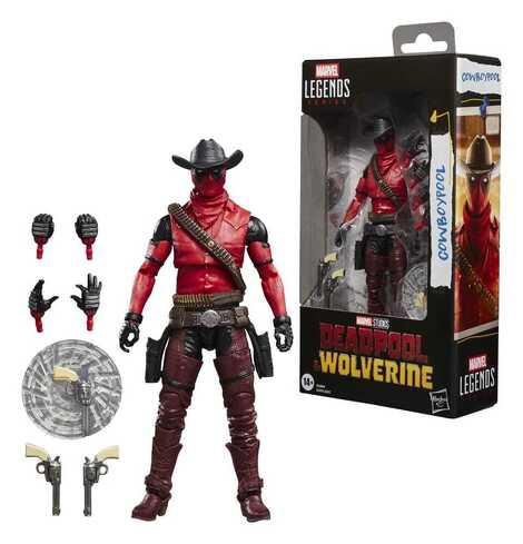 Marvel Deadpool & Wolverine Legends Action Figure Cowboypool 15 cm - G2369
