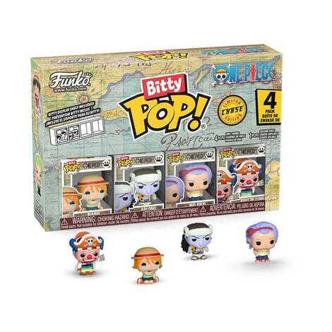 Funko Bitty POP! One Piece - Nami, Arlong, Nojiko & Chase Mystery 4-Pack Figures