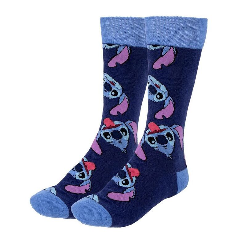 Disney Lilo & Stitch - Stitch Pack 3 Adult Socks - CRD2900001879- 40-46
