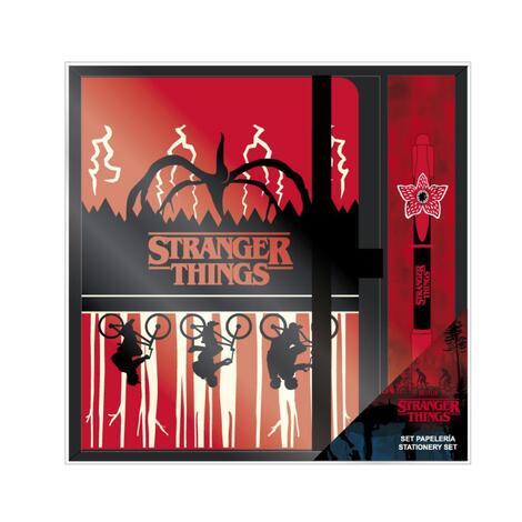 Stranger Things: Stationery Set, Notebook + Pen - CRD2700000873