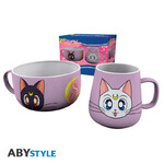 Sailor Moon Breakfast Set Mug + Bowl Luna & Artemis - BS0010