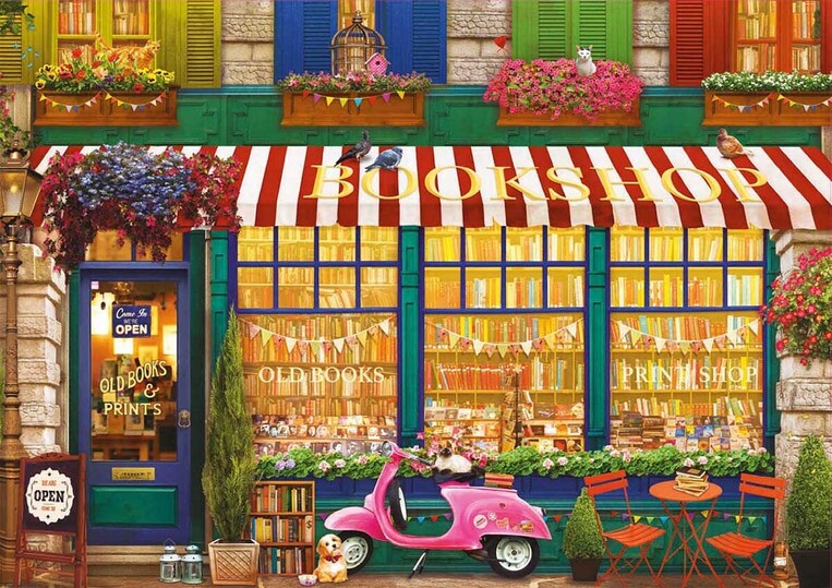 Educa Puzzle Vintage Bookshop 4000 pieces - 018.582