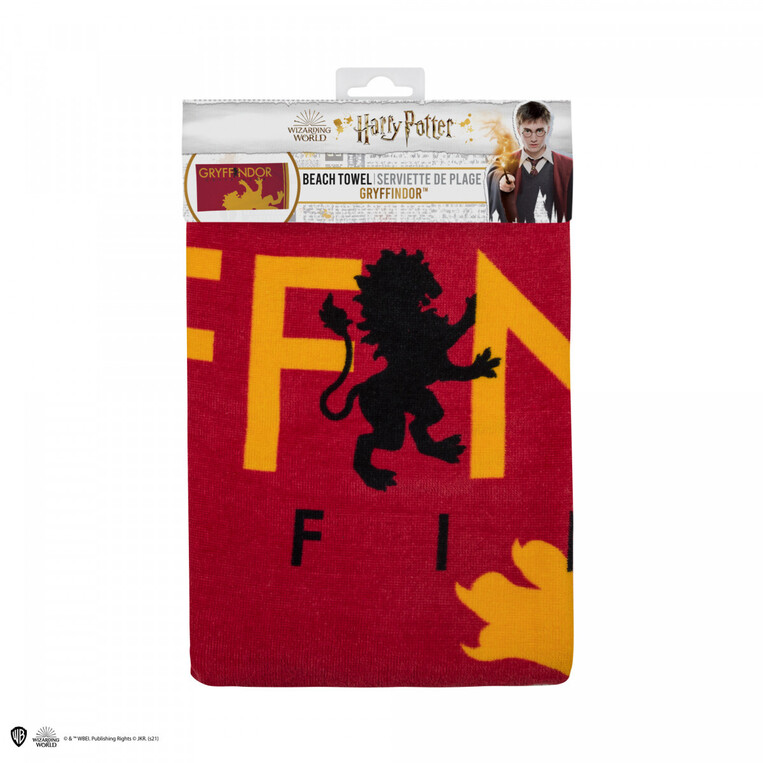 Harry Potter Beach Red Towel Gryffindor 70x140cm - CR2811