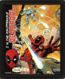 Marvel Comics Deadpool (Attack)  3D Lenticular Poster 10 x 8" Plastic - EPPL71181