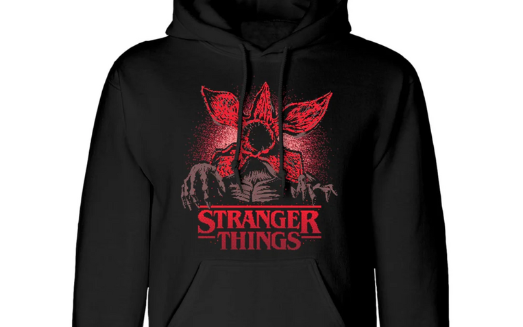 Stranger Things Pixel Demogorgon Hoodie - STR09794HSB- M