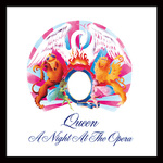 Queen (A Night At The Opera)Album Cover Wooden Framed Print 31.5 x 31.5cm - ACPPR48054