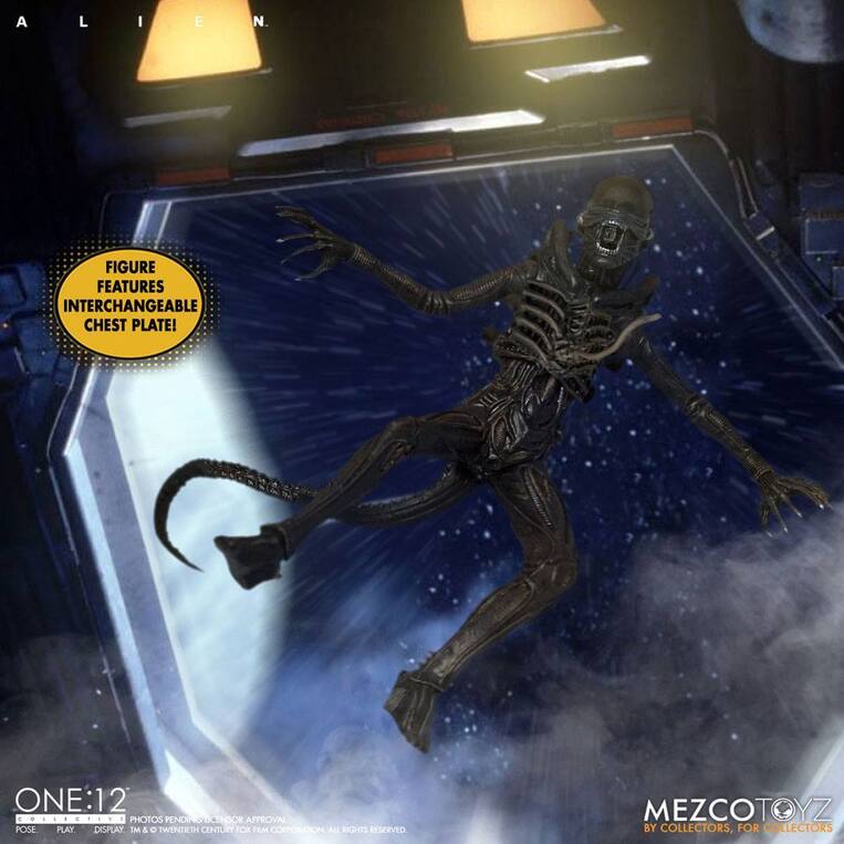 Alien Action Figure 1/12 Alien 18 cm - MEZ76114