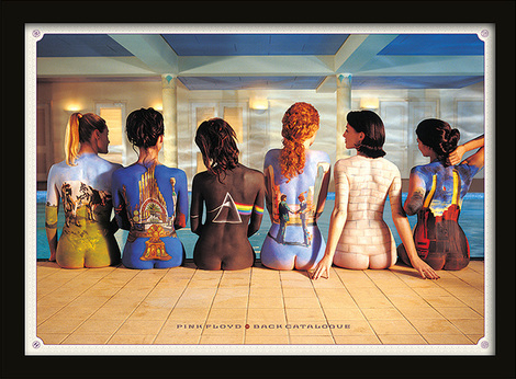 Pink Floyd (Back Catalogue) Wooden Framed 30 x 40cm Print - FP10345P