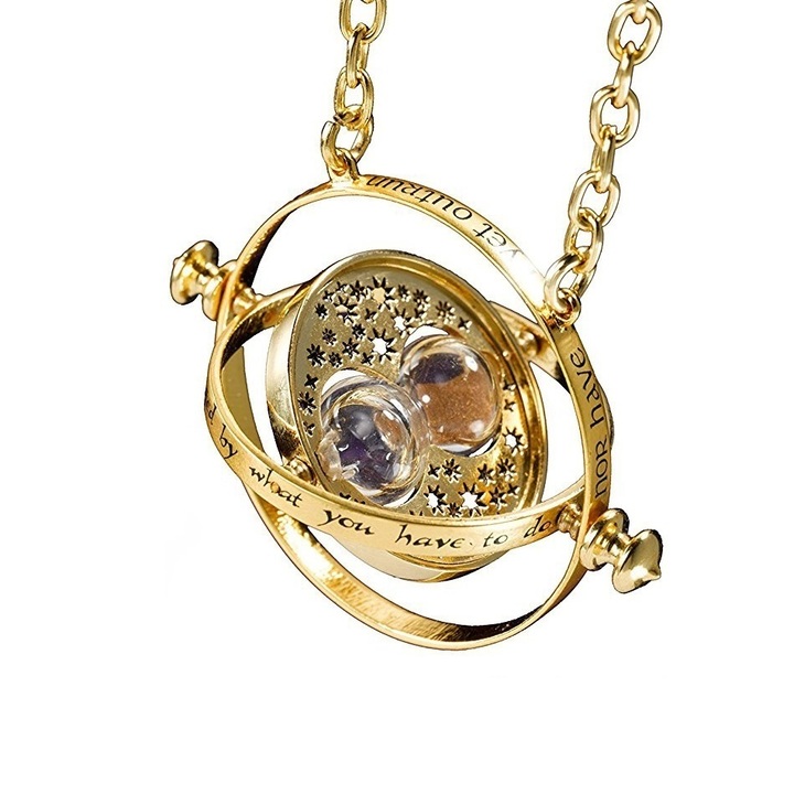 Hermione's Time Turner Gold Plated Sterling Silver - NN7763